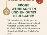 Frohe Weihnachten und ein Blick nach vorn: Unser neues Produkt-Booklet 2025/2026