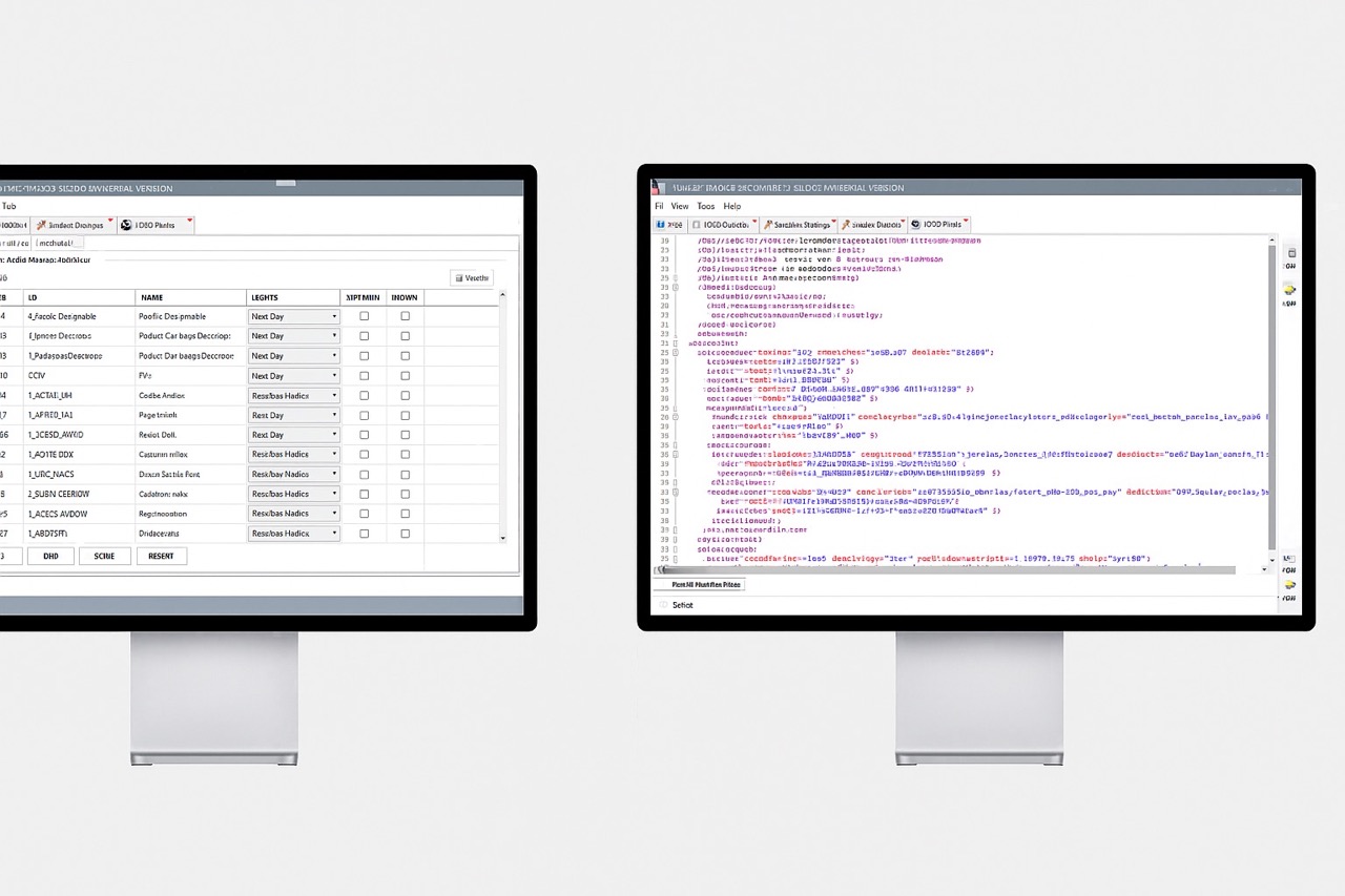 Monitore zeigen IODD-Studio – Tool zur Erstellung und Pflege von IO-Link Gerätebeschreibungen.