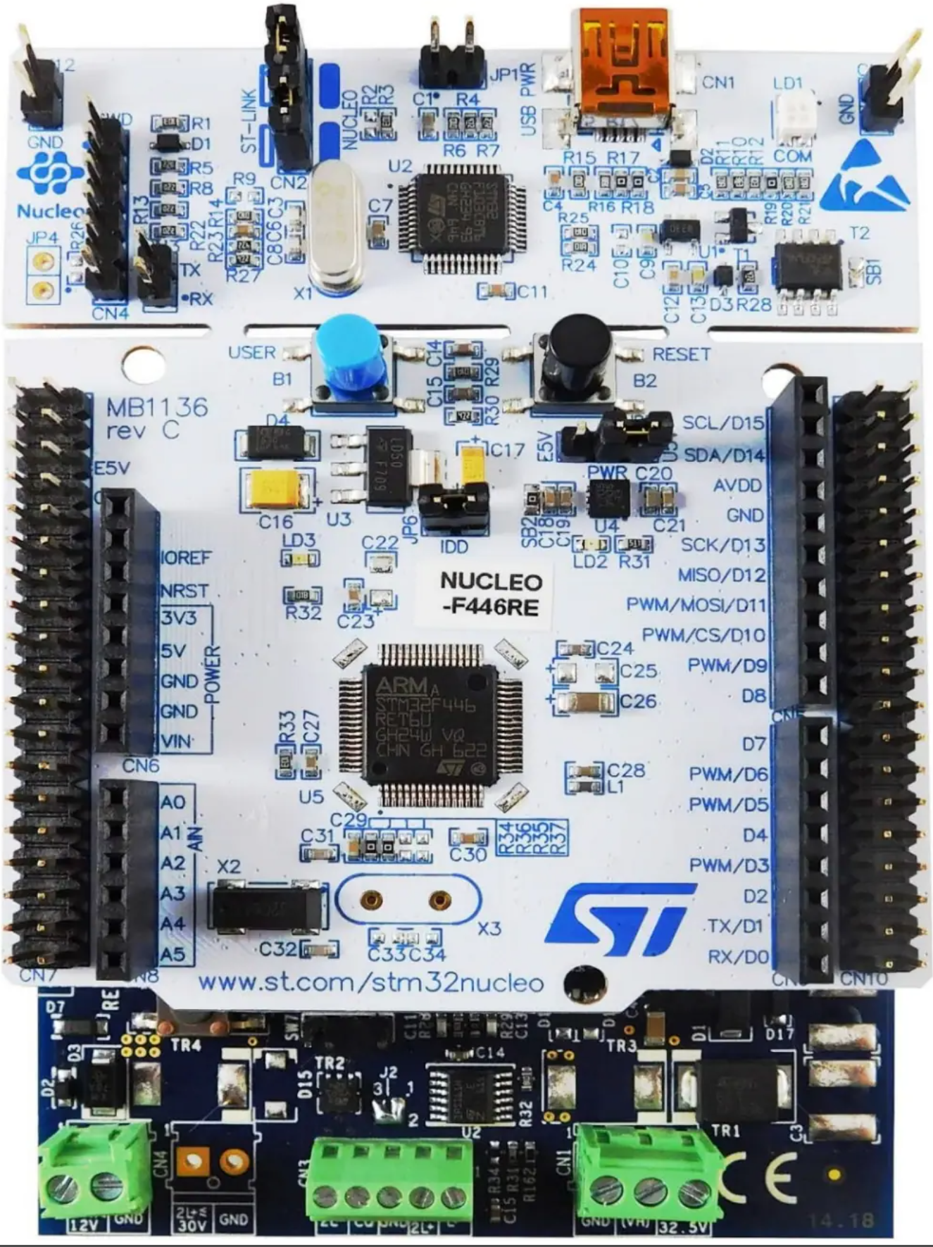 P-NUCLEO-IOM01M1 - IO-Link master with IO-Link v1.1 PHY and stack