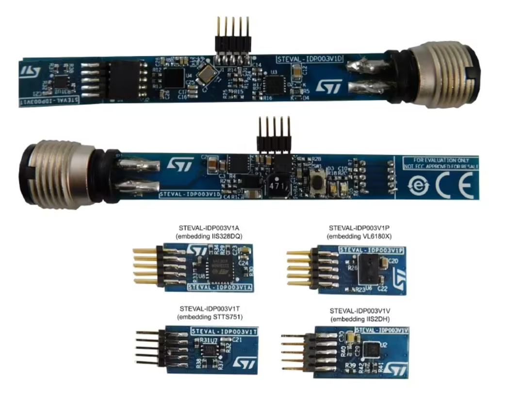 STEVAL-IDP003V1 - IO-Link industrial modular sensor board